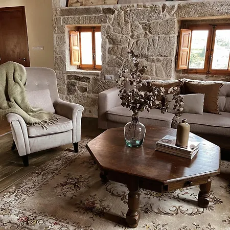 Casa Rural Familiar Con Vistas Al Rio En Galicia Gospodarstwo wiejskie *